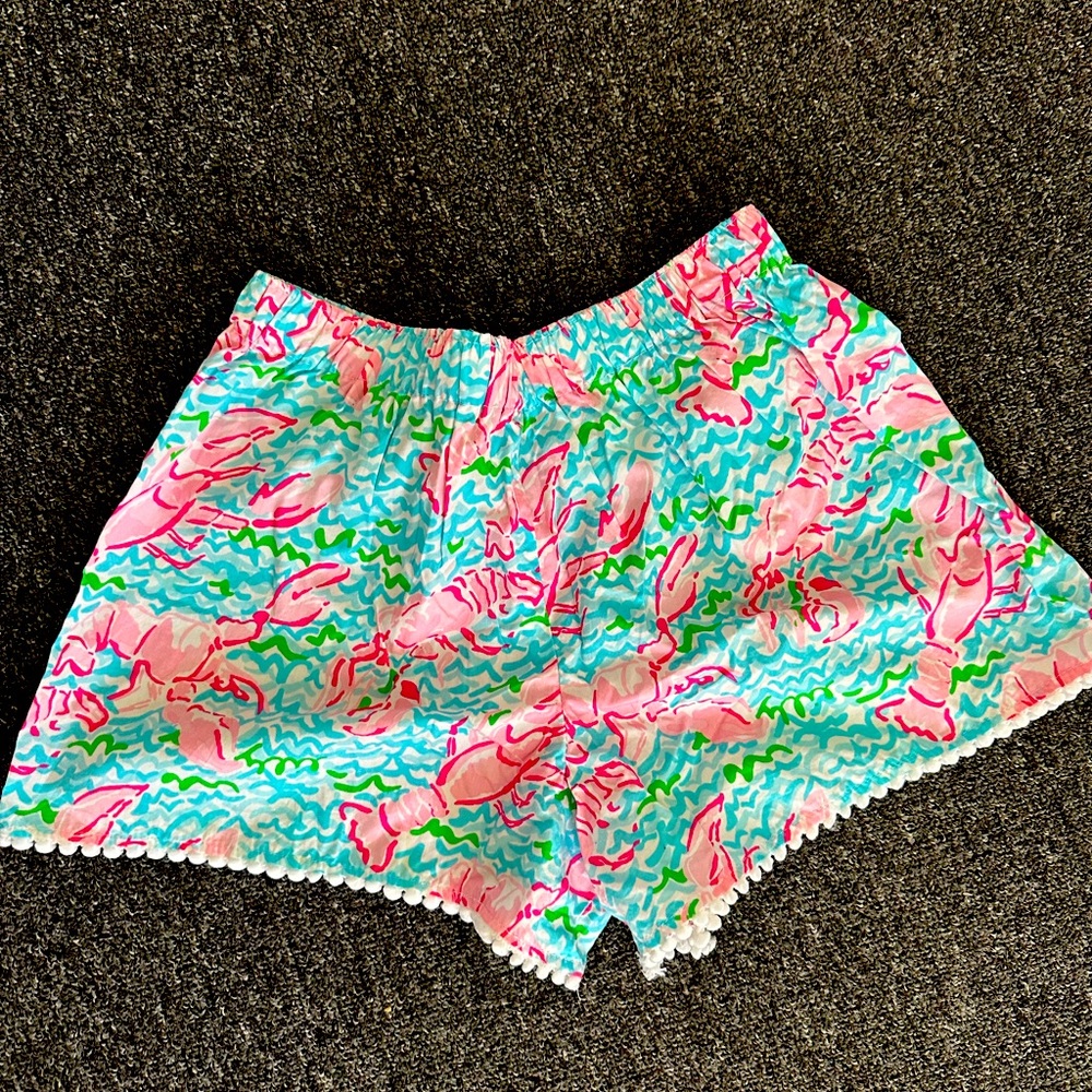 Custom Lilly Pulitzer Shorts in “Lobstah Roll”